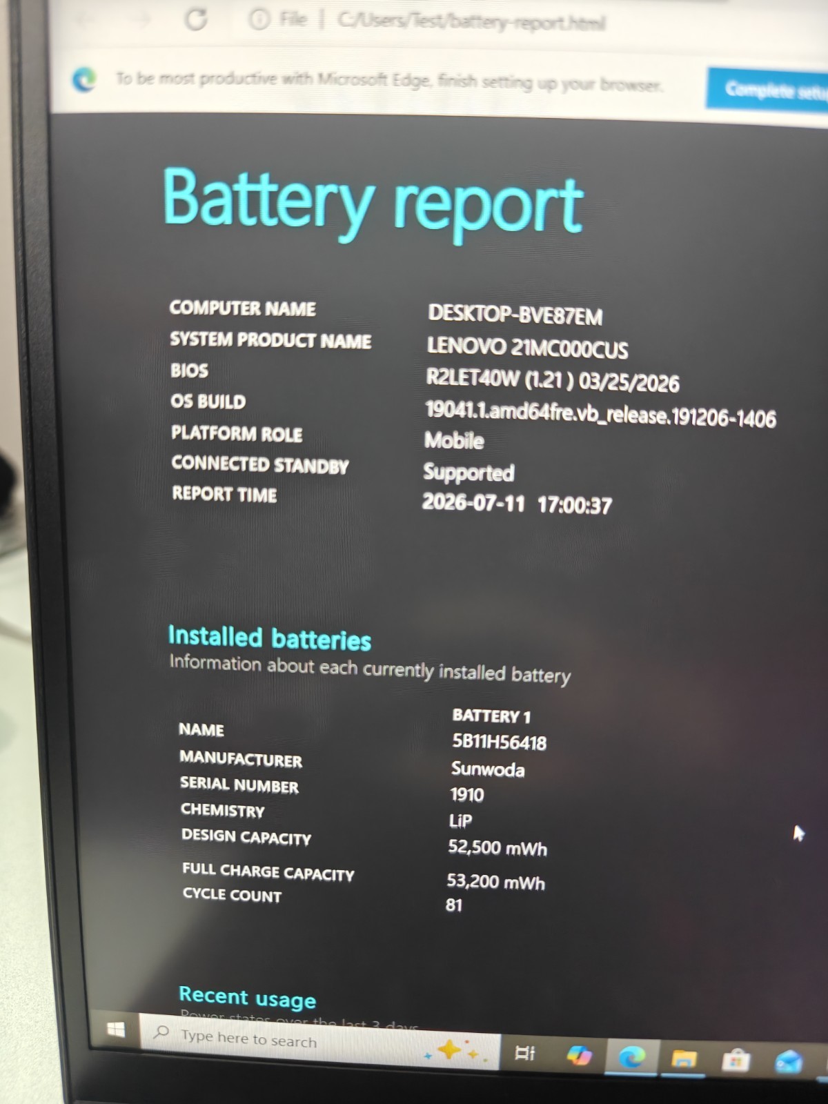 Lenovo ThinkPad T14 Gen 5 14in Ryzen 7 PRO 8840U 16GB 512GB SSD Win10