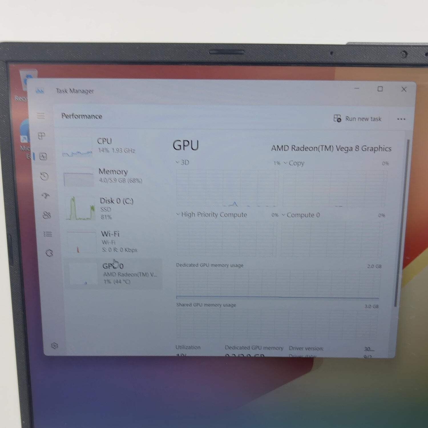 Asus Vivobook 15 F512D 15.6″ Ryzen 5 3500U 2.1GHz 8GB RAM 500GB SSD