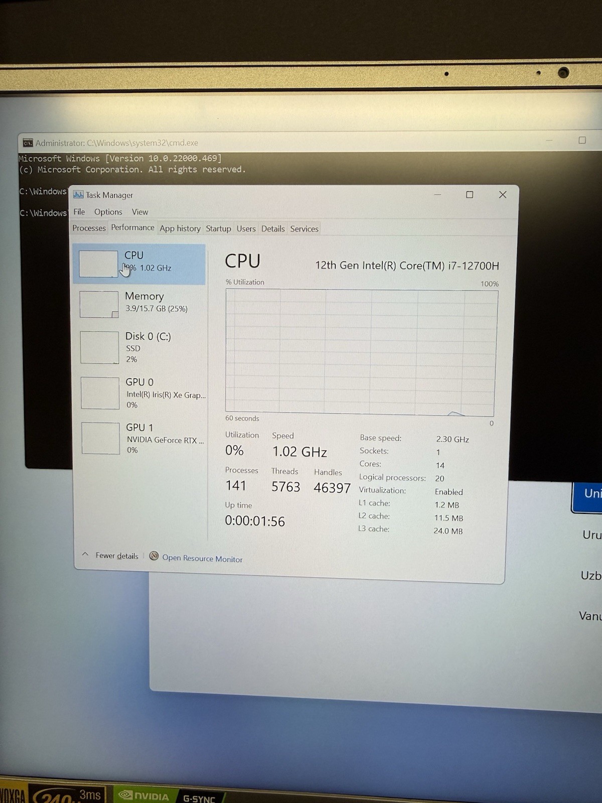 Acer Predator Triton 300 SE 16″WQXGA Intel i7 16GB RAM 1TB SSD RTX3060 Windows11
