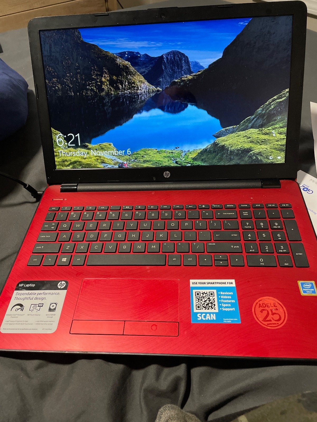 HP 15-ef1001ds 15.6″ Touchscreen (256GB SSD, AMD Athlon Gold 3150U, 8GB RAM)…