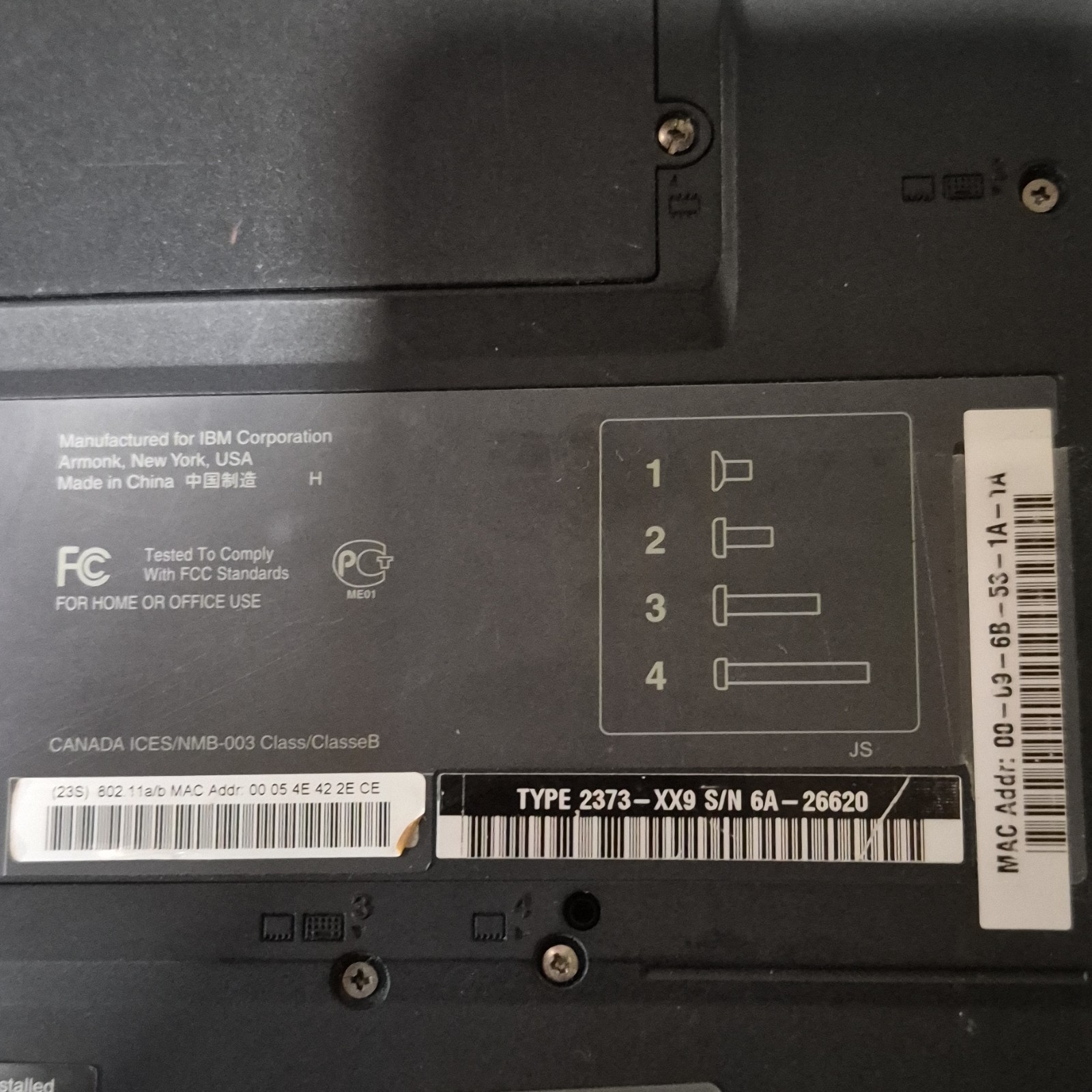 IBM ThinkPad T40 14in Intel Centrino Windows XP Wi-Fi Notebook Laptop