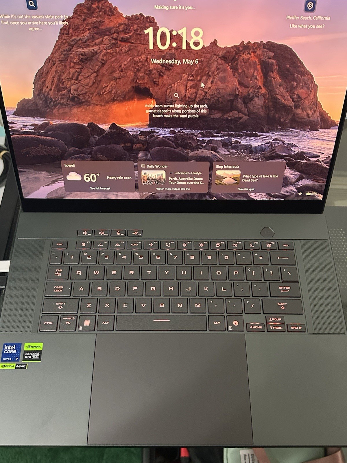 ASUS ROG Zephyrus G16 Intel Core Ultra RTX I9 ultra 5070 Gaming Laptop 16GB 1TB