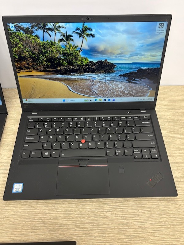 3x Lenovo ThinkPad X1 Carbon Gen 6 i5-8350U 1.70GHz 8GB 256GB W11P Laptop (Lot)