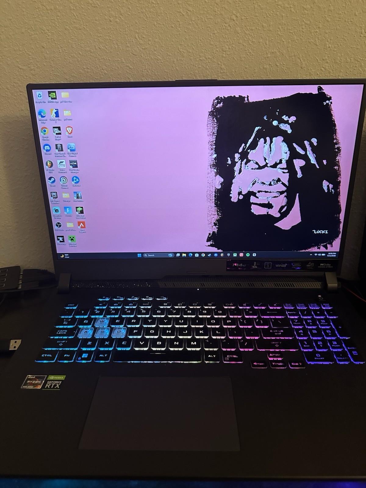Asus ROG Strix G17 Ryzen 9 32GB RAM RTX 4070 (READ DESCRIPTION)