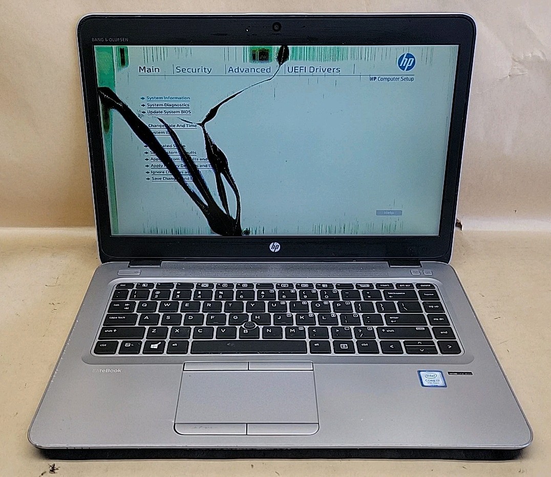 HP EliteBook 840 G4, Intel Core i7-7600U @ 2.8GHz, 8GB RAM, NO SSD, NO OS *READ*