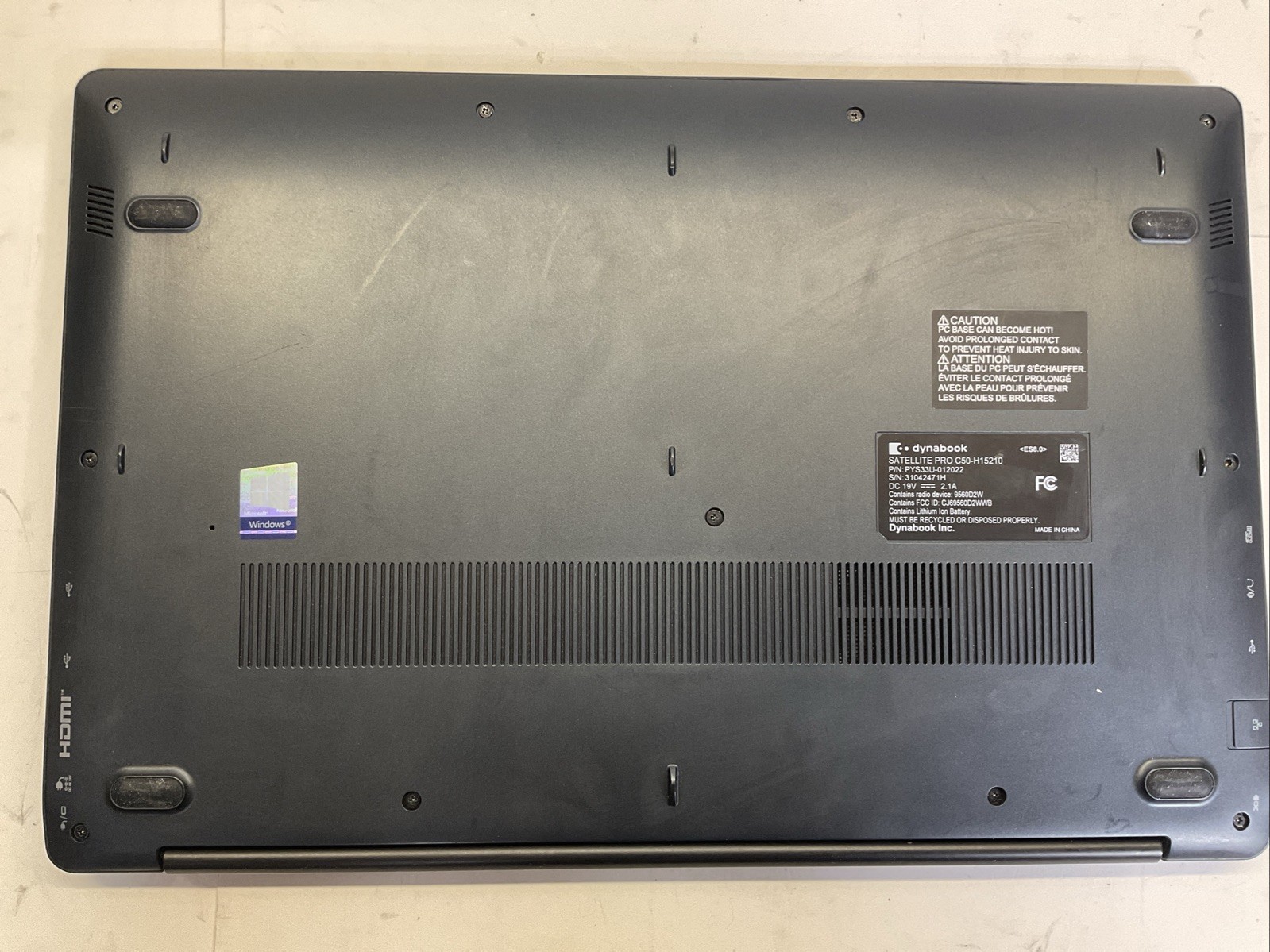 Dynabook Satellite Pro Laptop/ i5-10th Gen/ 16GB RAM/ 128GB SSD/FHD/W11/(123F)