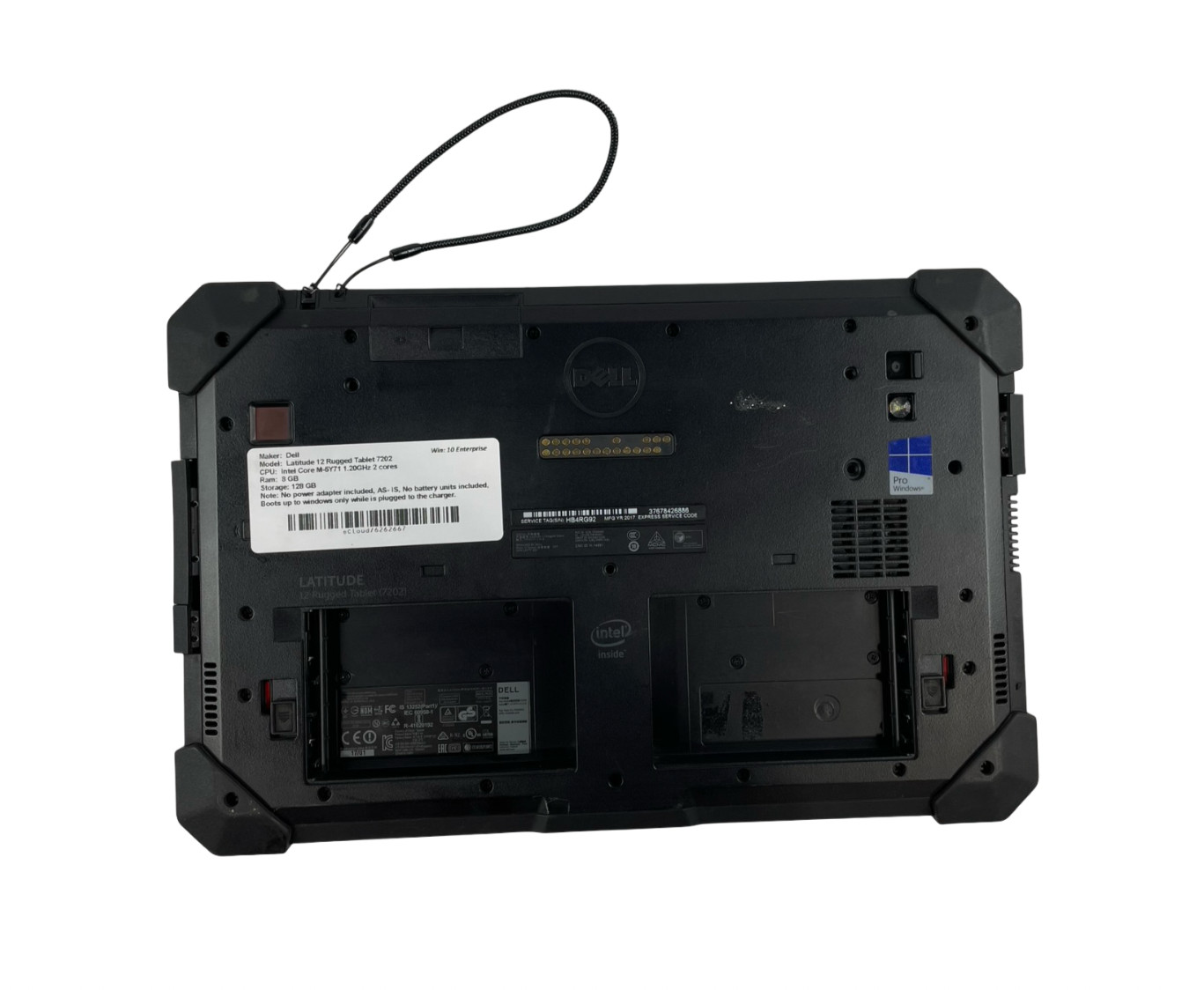 Dell Latitude 12 Rugged Tablet 7202 Intel Core M-5Y71 8 GB 128 GB