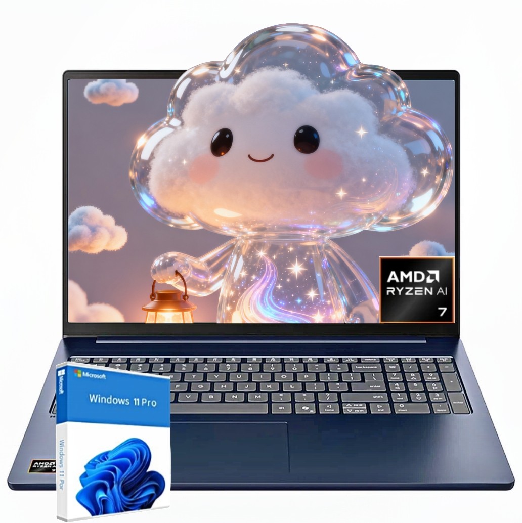 Lenovo IdeaPad Slim 5 16″ Touch Laptop AMD Ryzen AI 7 UpTo 64GB RAM 4TB Win11Pro