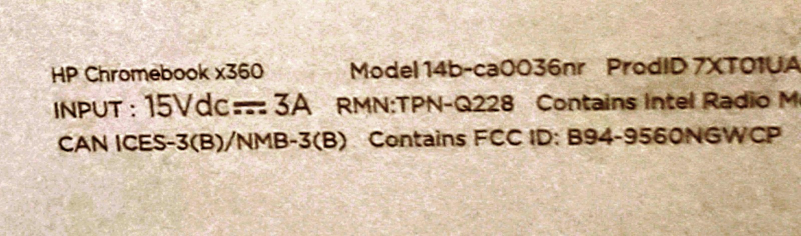 HP Chromebook x360 Password can be unlocked with 4-key universal reset code