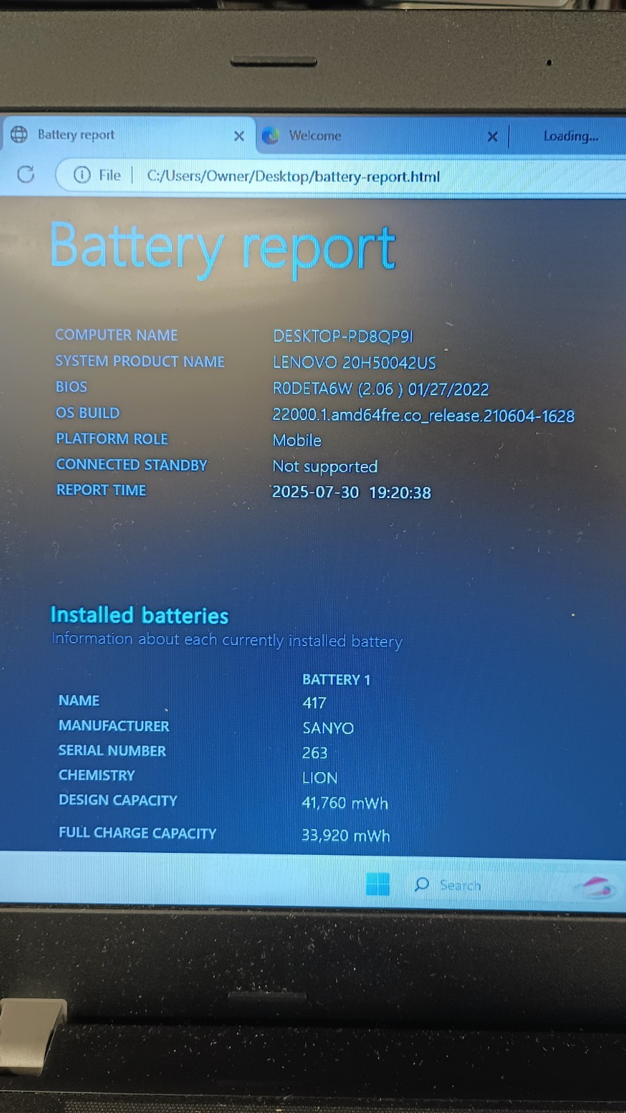 7308 ThinkPad E570 w/charger.i3-7100.Optical.8GB.500GB HDD.15.6″ .W11 Pro.Nice!!
