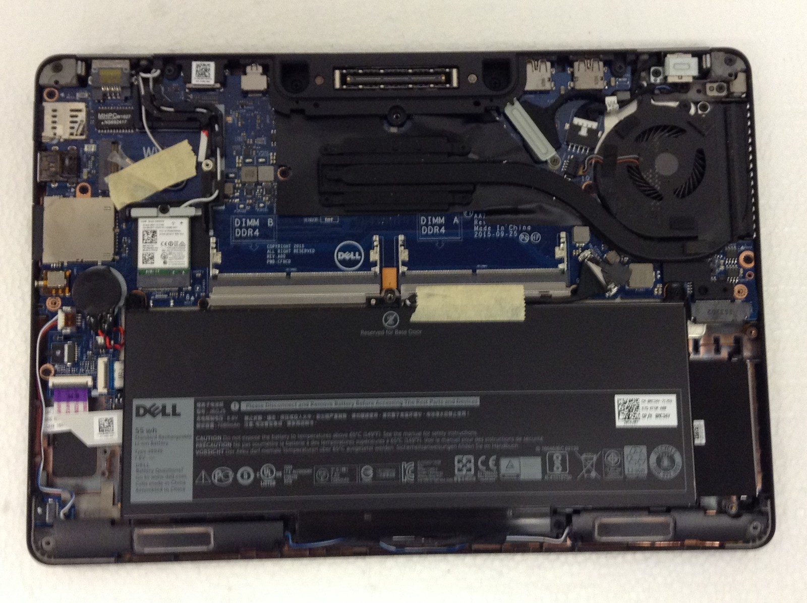 Dell Latitude E7270 Laptop i5-6300U 2.40GHz 12.5″FHD w/ Ac Adapter, NO HDD & RAM