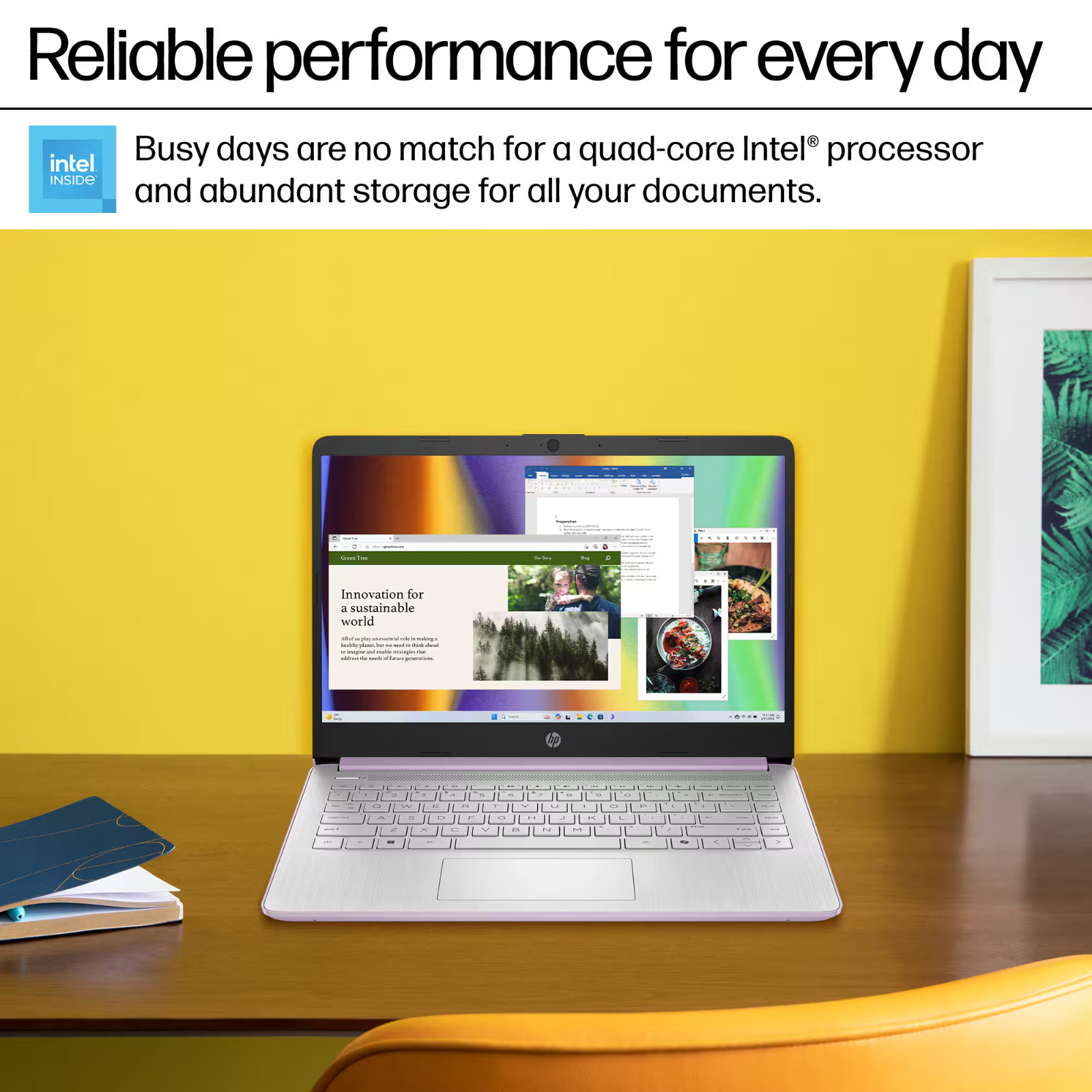 HP Laptop Computer 14″, Intel N150, 8GB RAM + 628GB Storage, Windows 11 Pro