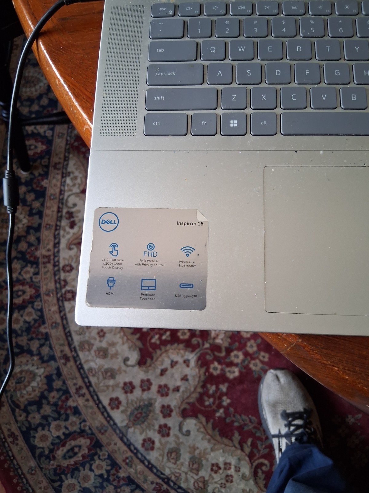 dell inspiron 16 touch screen laptop- ram upgraded from 16 ram to 32 ram