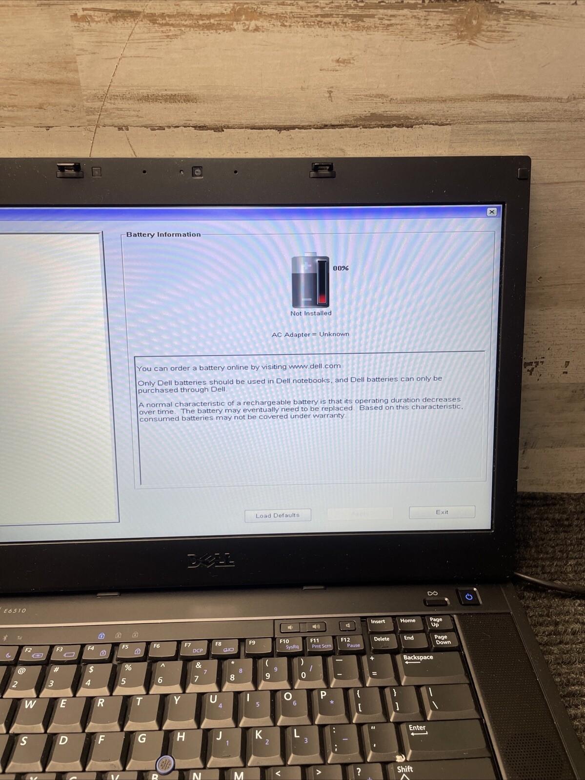 *PARTS Dell Latitude E6510 Intel Core i7-620m 2.40GHz 4GB RAM NO HDD/OS/BATTERY