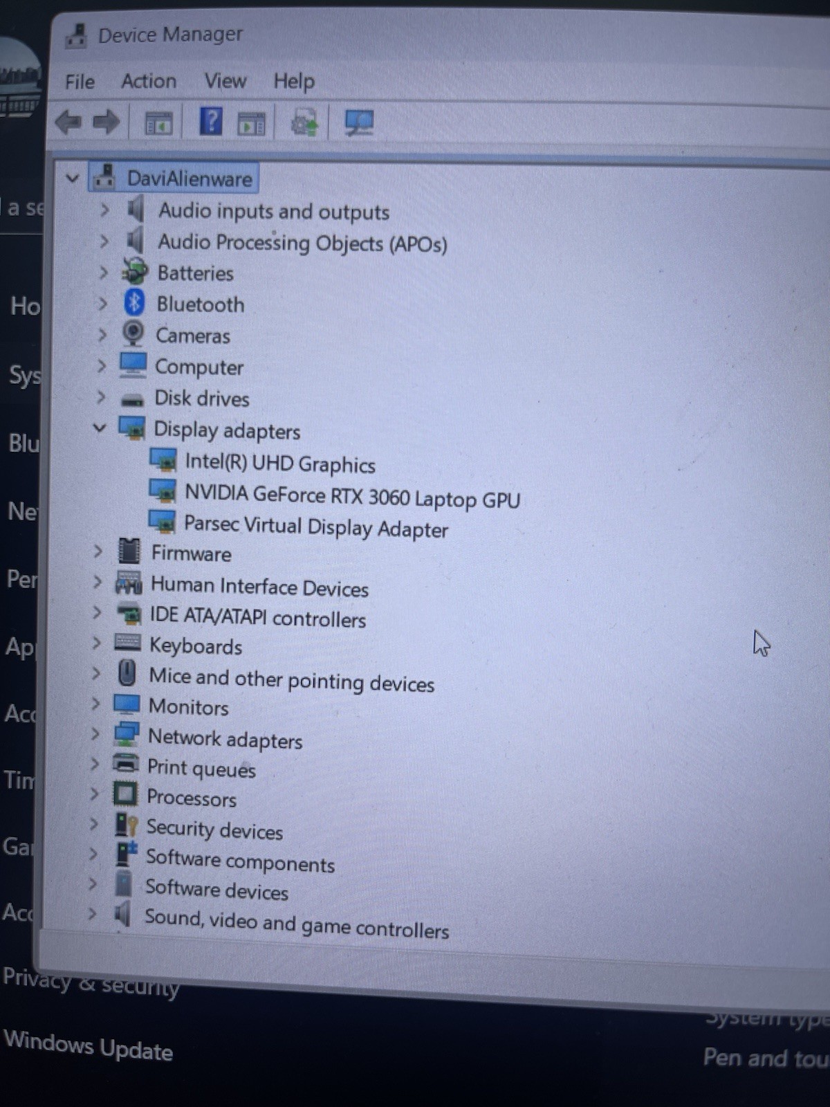 Dell Alienware M15 R6 165hz FHD i7-11800H 2.3Ghz 16GB 512GB SSD RTX 3060