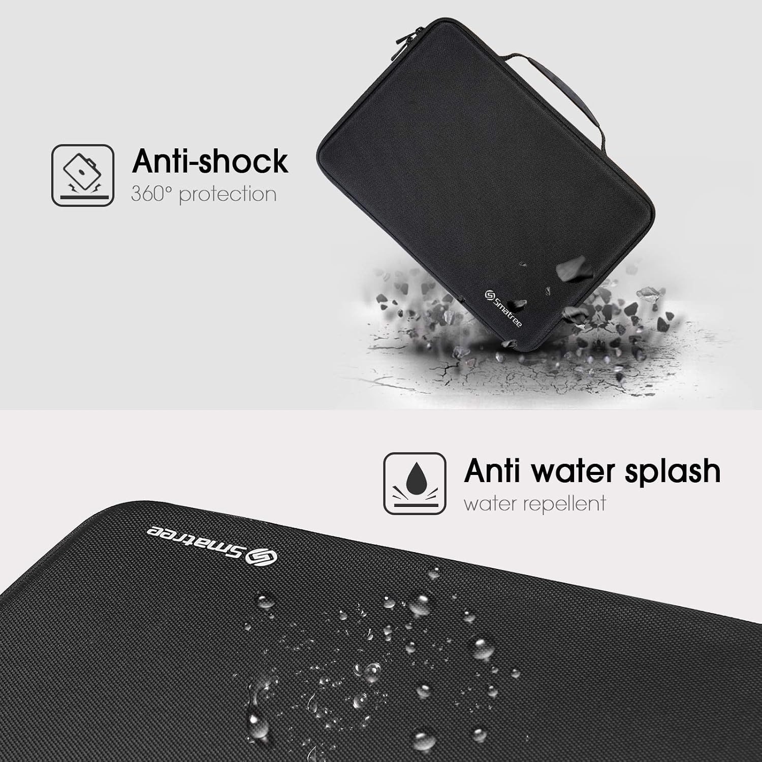 Black Hard Case for 14.2″ MacBook Pro M5 2025/2024 M4/2023 A2918, Durable Design