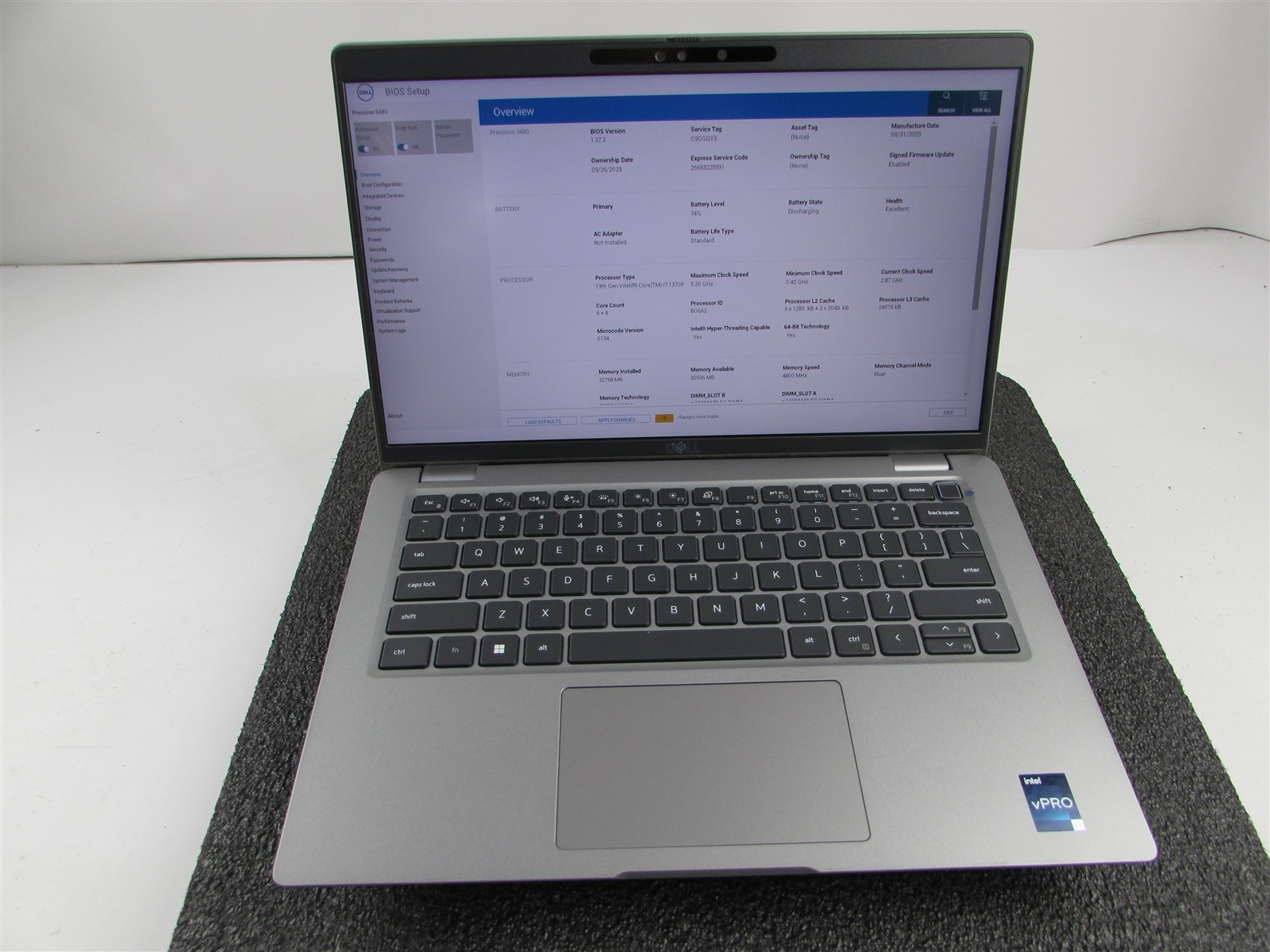 Dell Precision 3480 14″ i7-1370P 14-Core 256GB SSD 32GB RAM RTX A500 WIN 11 PRO