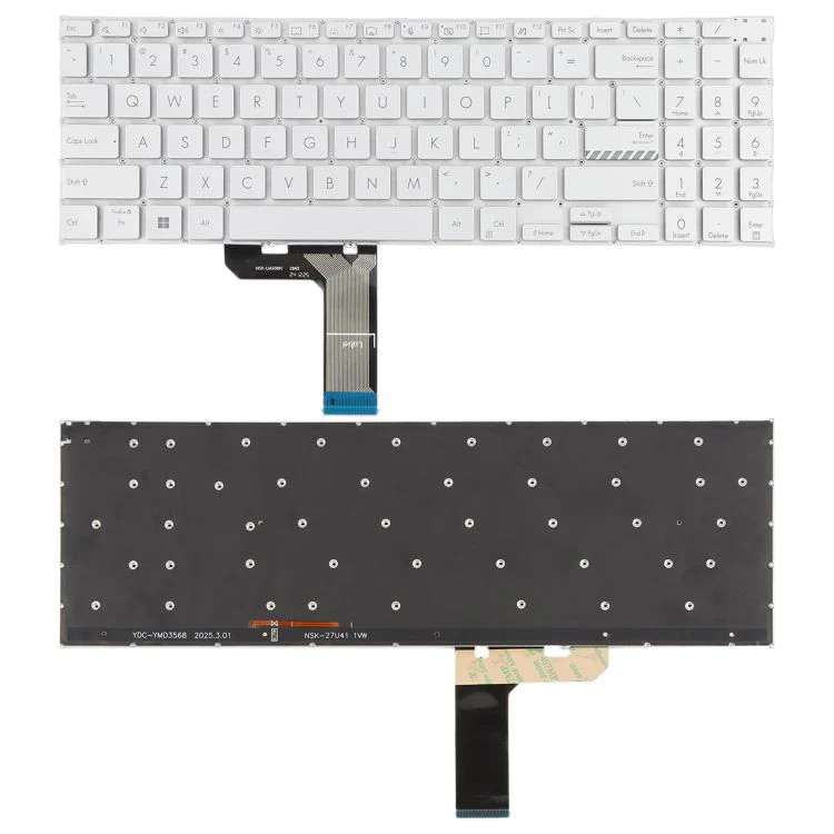 For ASUS Vivobook Pro 16 K6502 K6602 ZC ZE US Version Backlit Laptop Keyboard,