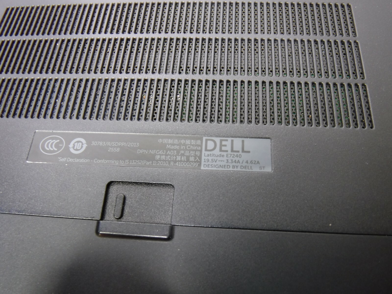 Dell Latitude E7240 Core i5 4310U 4GB RAM 12.5″ Laptop NO HDD NO OS 290XL12