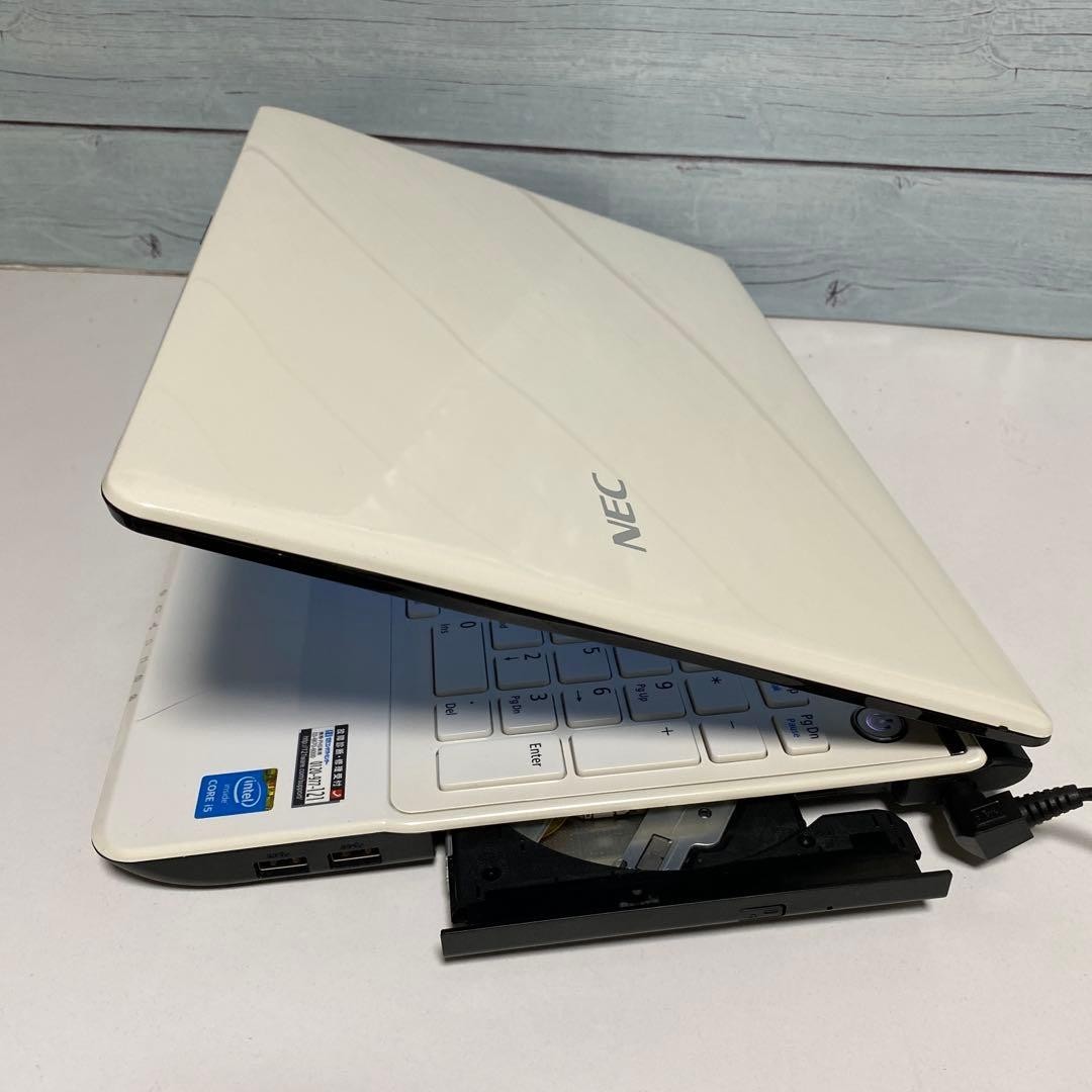 NEC LAVIE Laptop Windows 11 Pro 64 bit Core i5 SSD 128GB White Used Japan