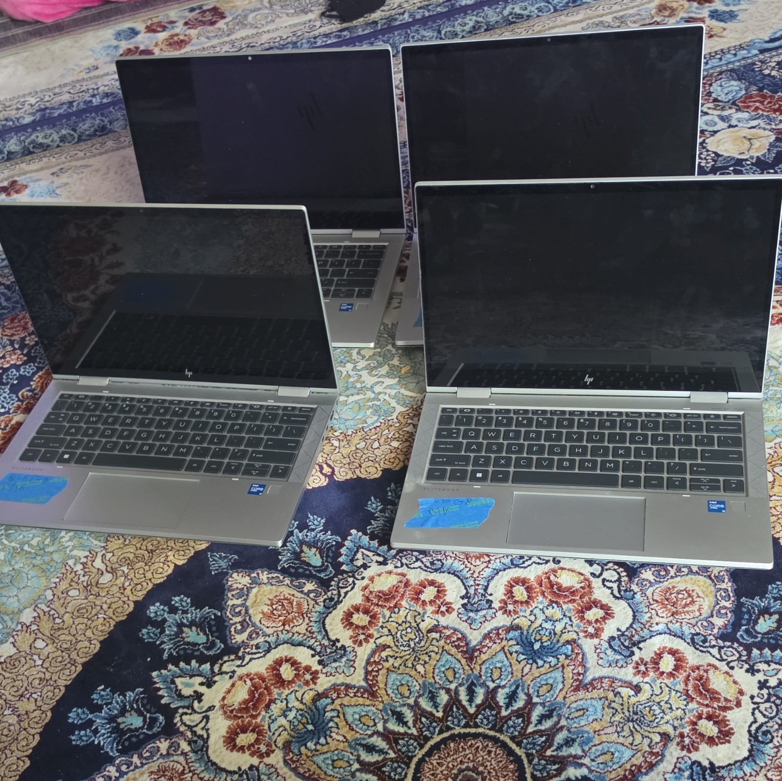 lot of 4 HP EliteBook 830 G8 360 i5 16GB RAM no hard drive 11 gen