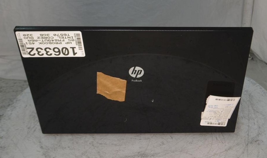 HP PROBOOK 4510S FM849UT-ABA laptop CORE2 DUO T6570 2.1MHz 3GB 320GB SEE NOTES