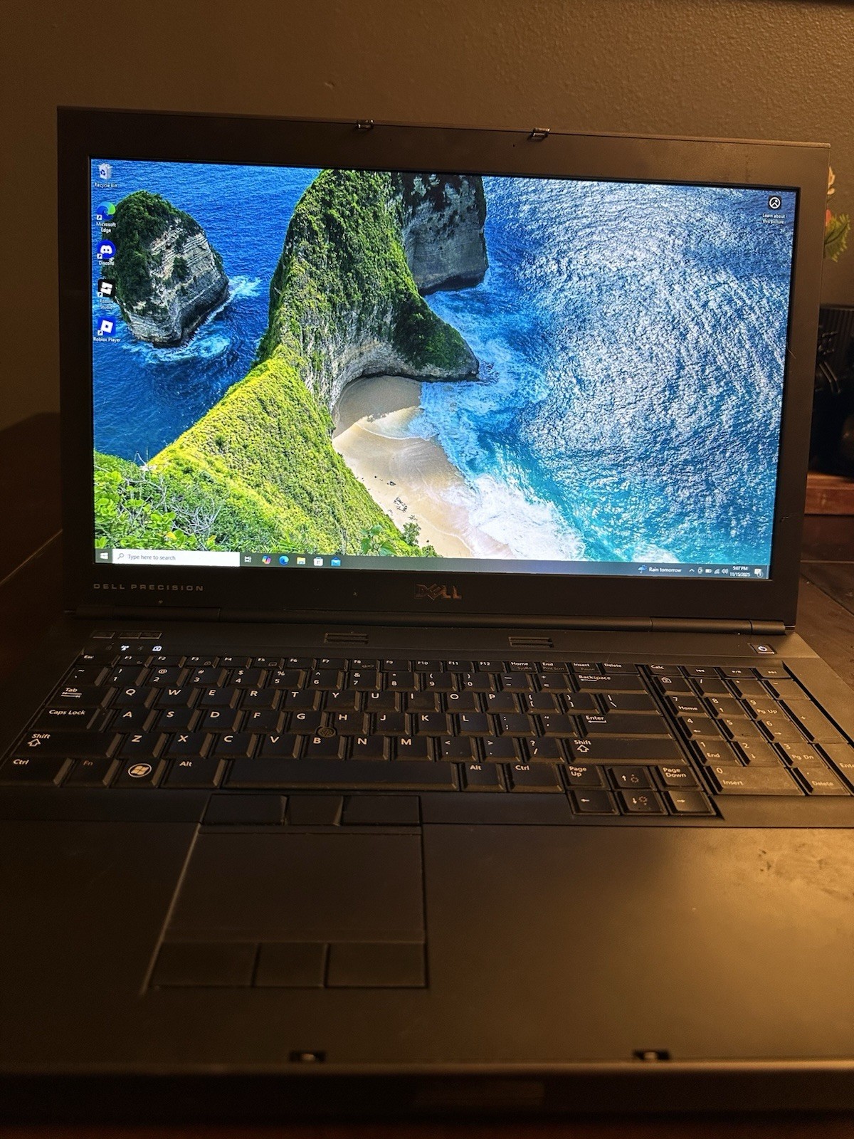 DELL PRECISION M6600 Intel Core i7-2720QM CPU @ 2.20GHz 2.20 GHz W/CHARGER