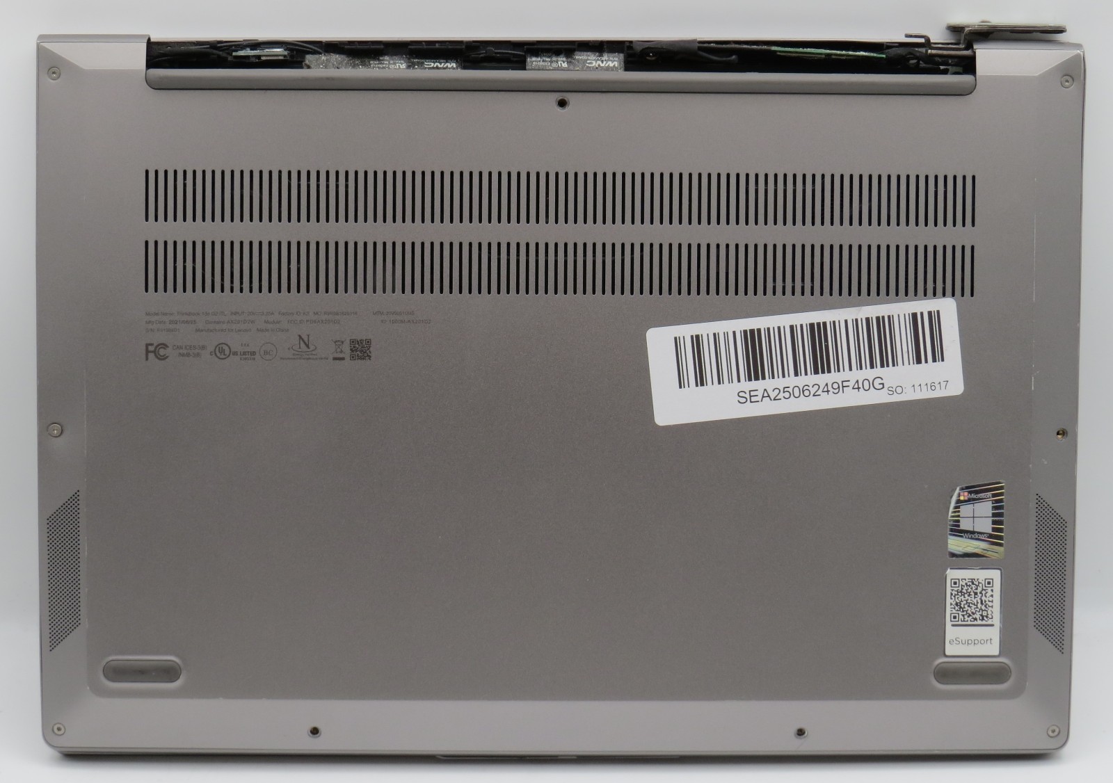 Lenovo ThinkBook 13s G2 | i7-1165G @ 2.8GHz | 16GB DDR4 | 13.3″ | No OS/HDD/AC