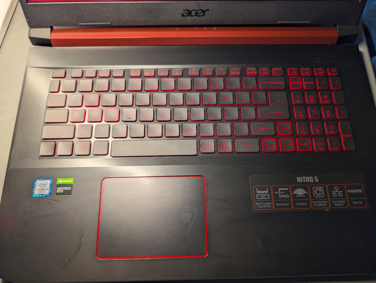 Acer Nitro 5 15.6in Gaming Laptop i5 9th Gen GeForce GTX FHD Windows