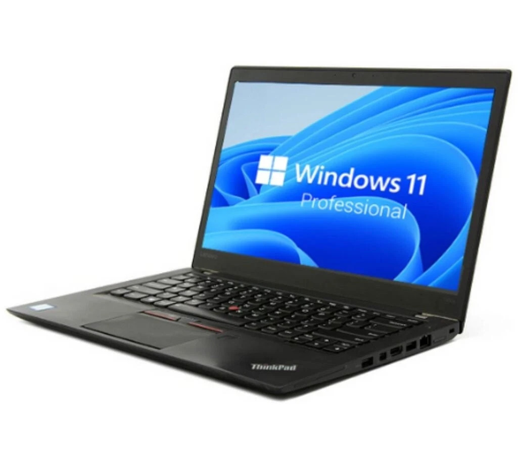 Lenovo Thinkpad T470 14″ i5-6300U, 16GB RAM, 256GB PCIe NVMe M.2 SSD Win-11 Pro