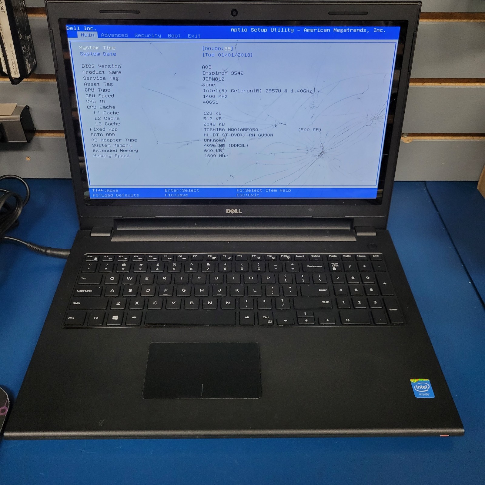LOT OF 2 DELL Inspiron 3542 Laptops. Both Working! Various CPU’s, 4GB RAM