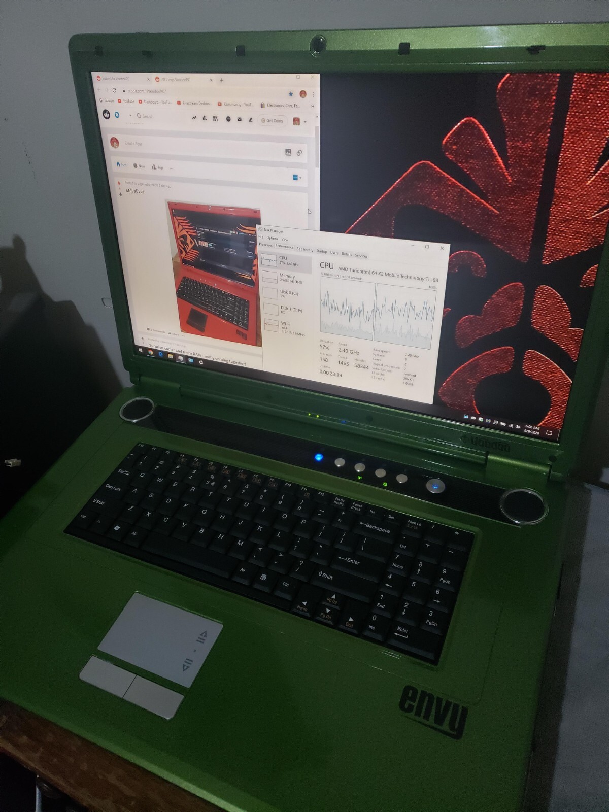MOST RARE Voodoo ENVY HW:201 20.1in M59KE TL-68 2.4gz 8gb DDR2 7950GTX SLI MALX
