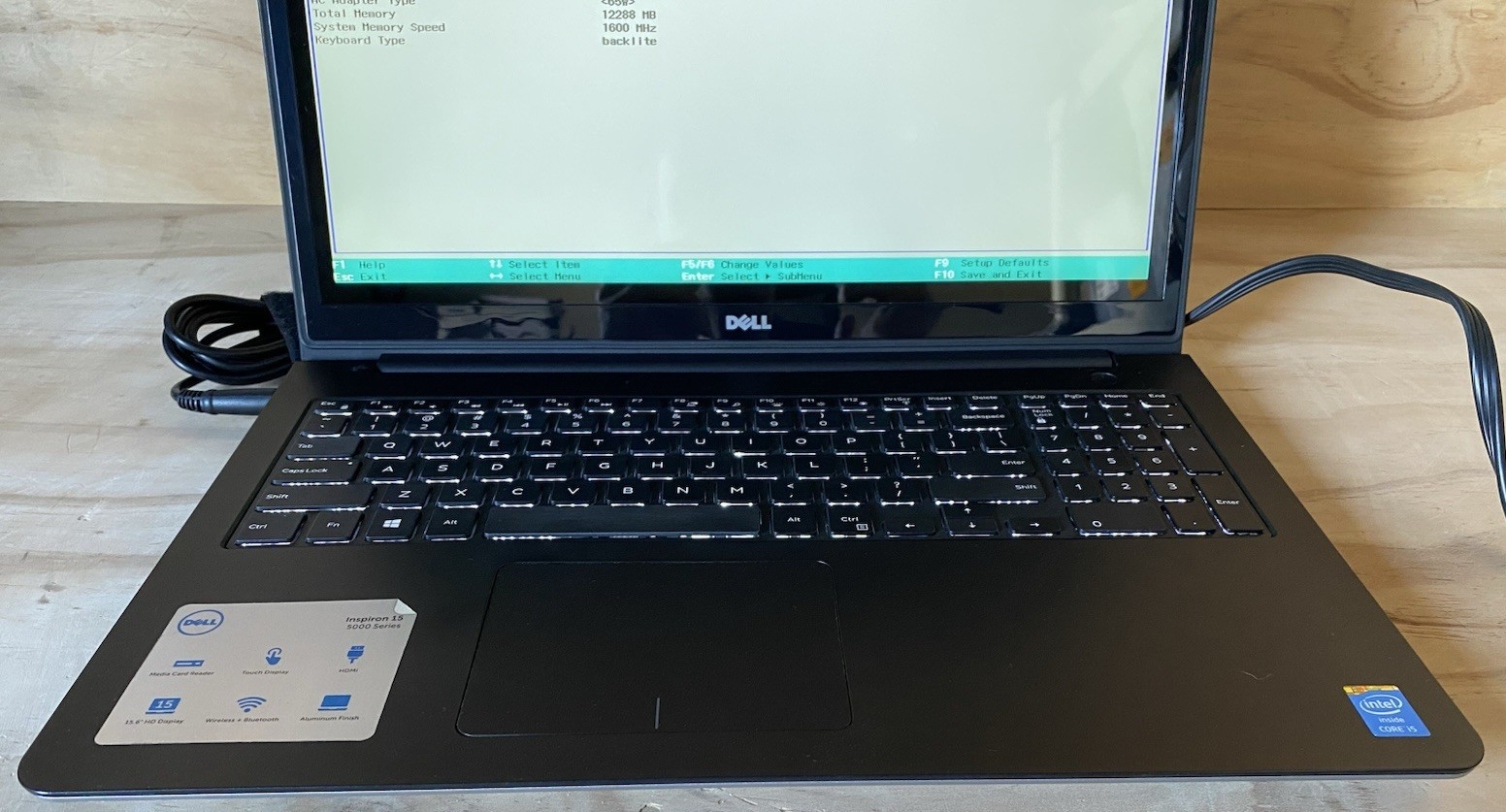 Dell Inspiron 15-5547 Laptop i5-4210U 12GB RAM NO HDD/for parts/repair