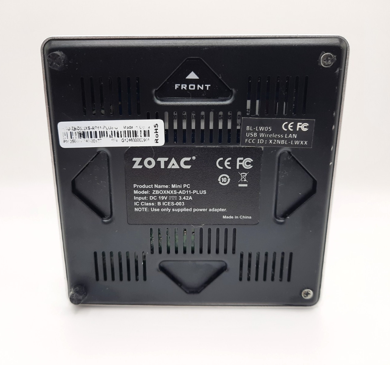 Zotac AD11 Plus Mini PC, 1.65 GHz AMD E-450 APU, 2 GB DDR3 RAM, Untested As-Is