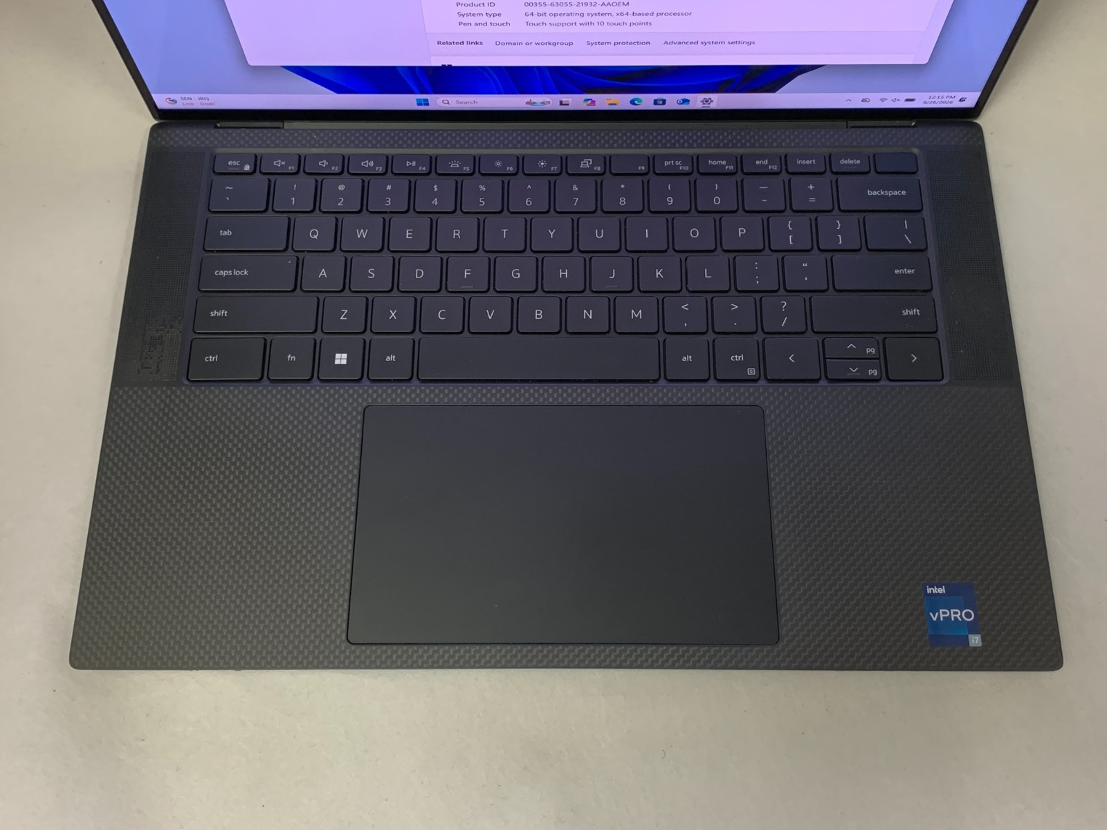 Dell Precision 5570 15.6″ UHD+ Touch i7-12800H 32GB 512GB NVMe NVIDIA RTX A2000
