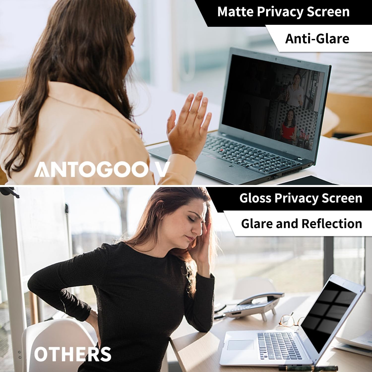 2 Pack Privacy Screen Compatible with MacBook Pro 16 Inch Screen Protector (2021