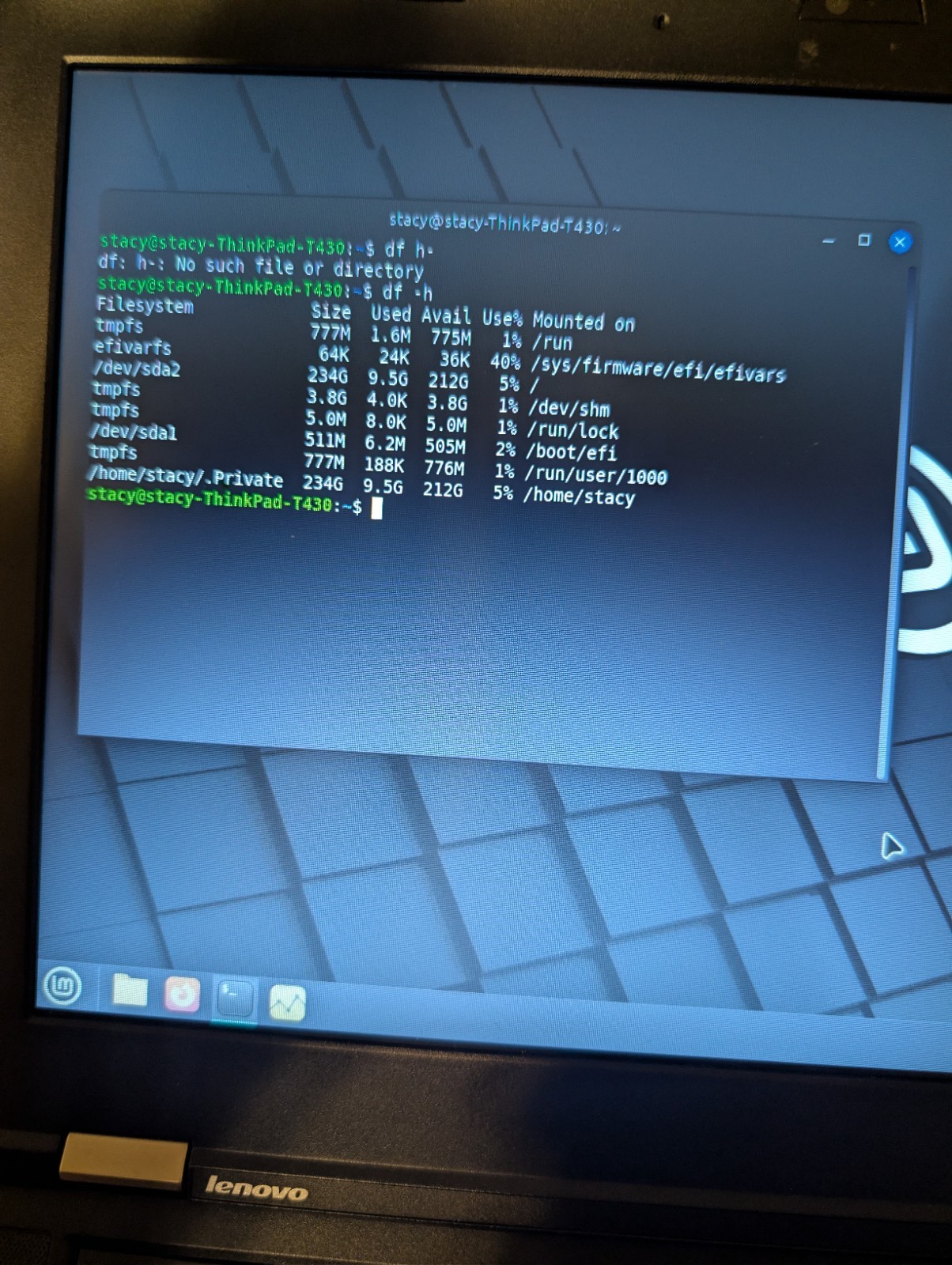 Lenovo ThinkPad T430 14in i5 3rd Gen 2.50GHz 8GB 240GB SSD Linux