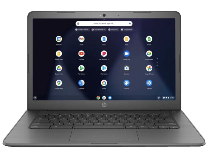 New HP 14″ Touch-Screen Chromebook Intel Celeron – 4GB Memory – 32GB eMMC Flash