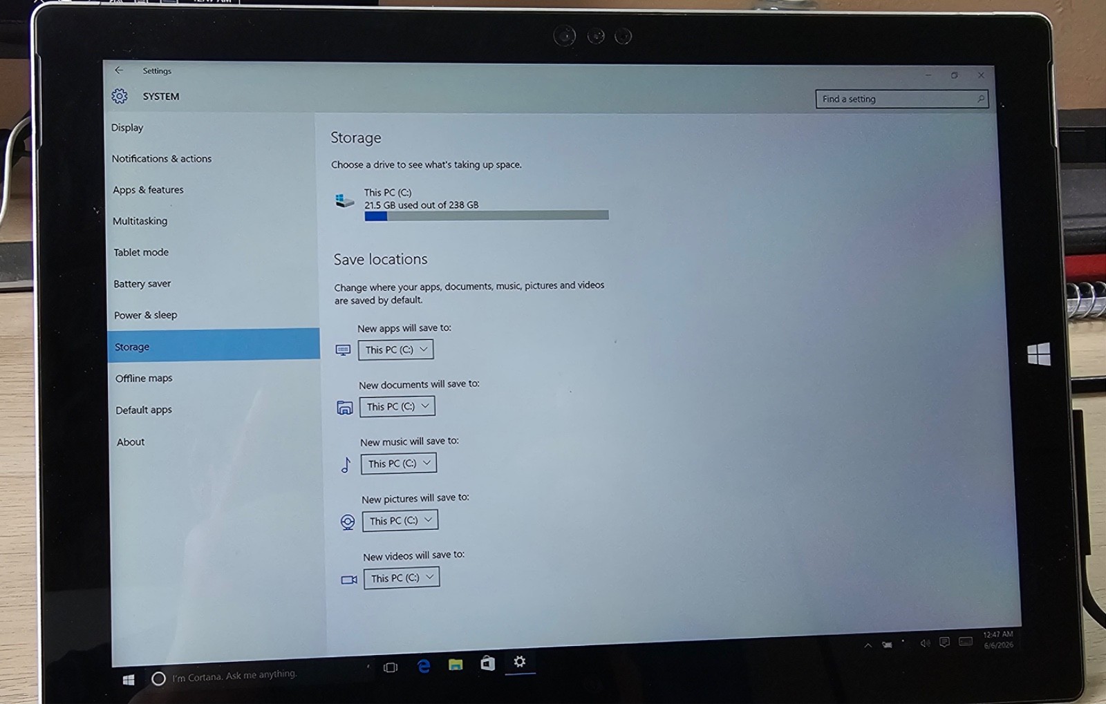 Microsoft Surface Pro 3 Core i7 4650u 8GB RAM 256GB DO CHECK DESCRIPTION