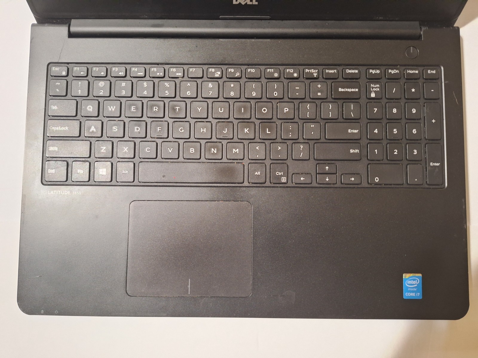 Dell Latitude 3550 Laptop PC Core i7 TESTED NON-WORKING Parts Only NO POWER