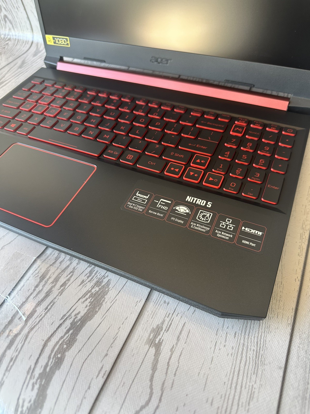 Acer Nitro 5 AN515 15.6” Gaming Laptop i5 9th Gen 32GB RAM 512GB SSD + 1TB HDD