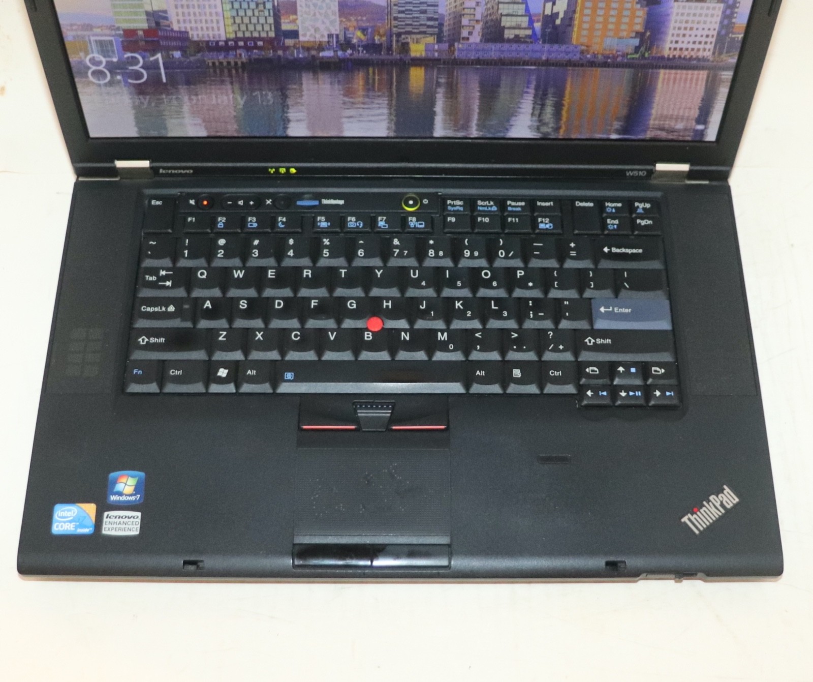 Lenovo ThinkPad W510|Core i7@1.60 GHz|8GB RAM 1TBHDD|WIN 10.PROF|NVIDI|WiFi