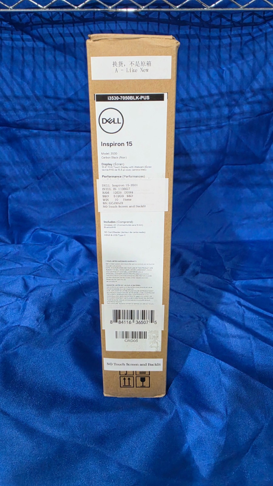 Dell Inspiron 15 3530 15.6•W10H•1366 x 768 HD•Intel i5-3501 12GB Black