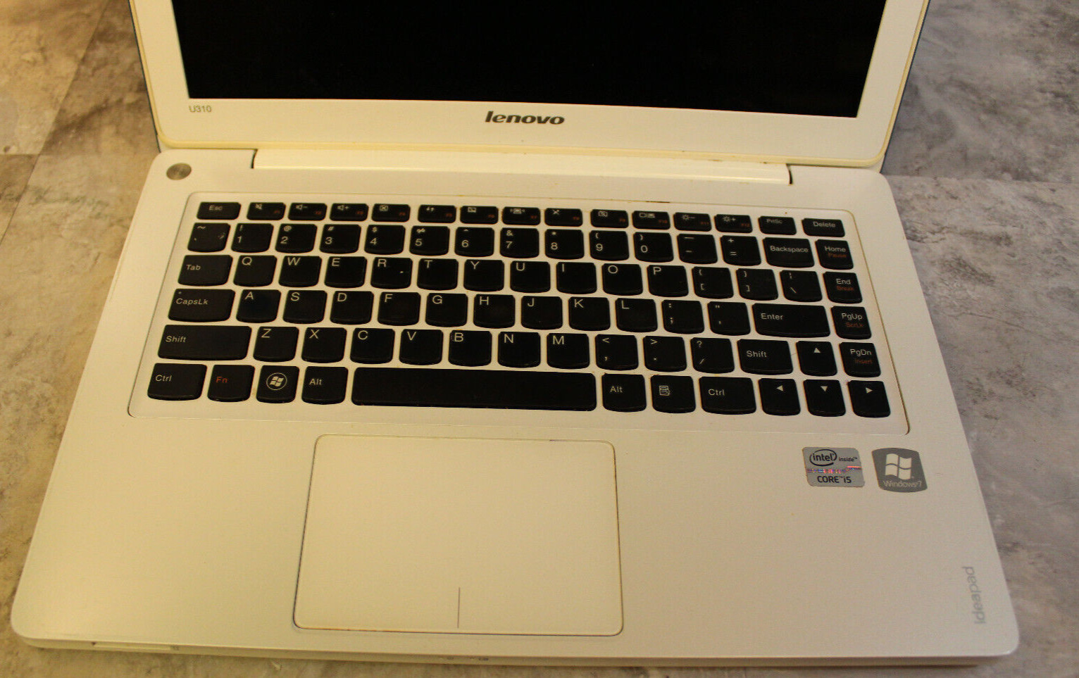 Lenovo IdeaPad U310 For Parts 500GB HD Booted Wiped 4GB Ram i5-337U 1.7 GHz