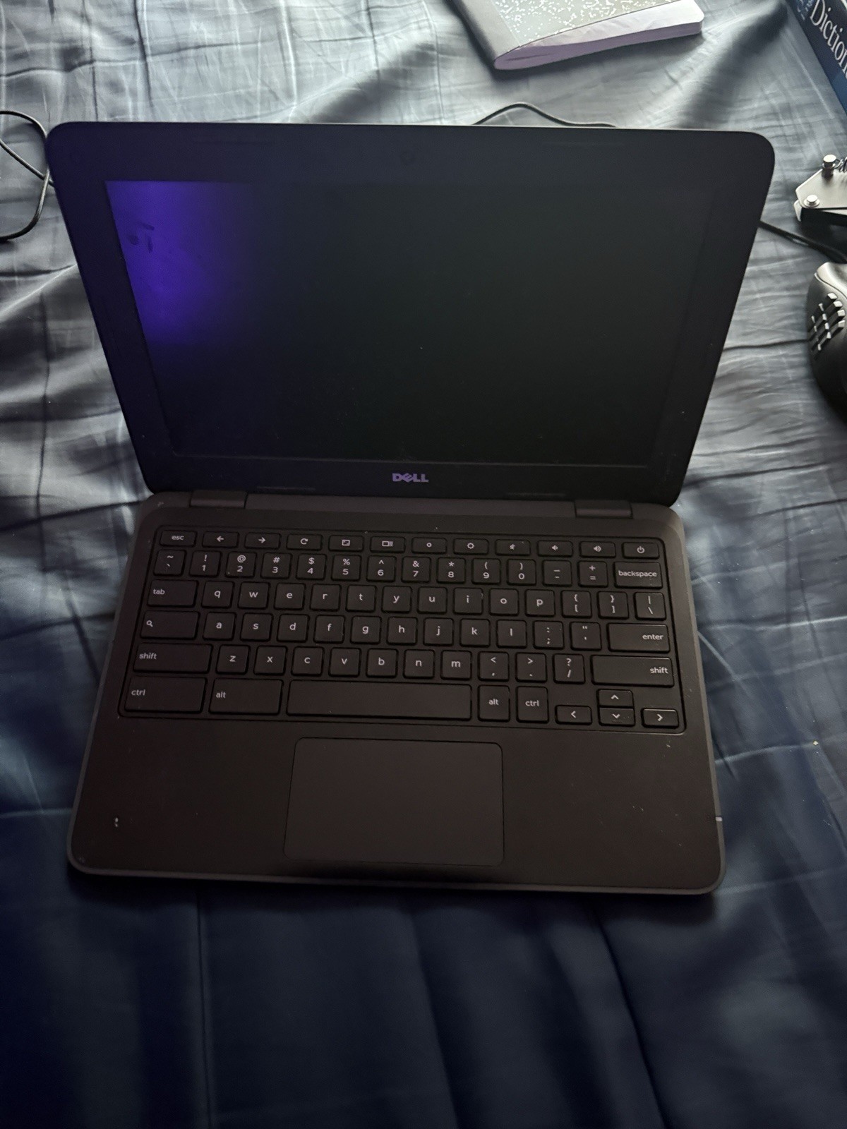 Dell Chromebook Black Less Than 12in Chrome OS Built-in Webcam Wi-Fi Laptop