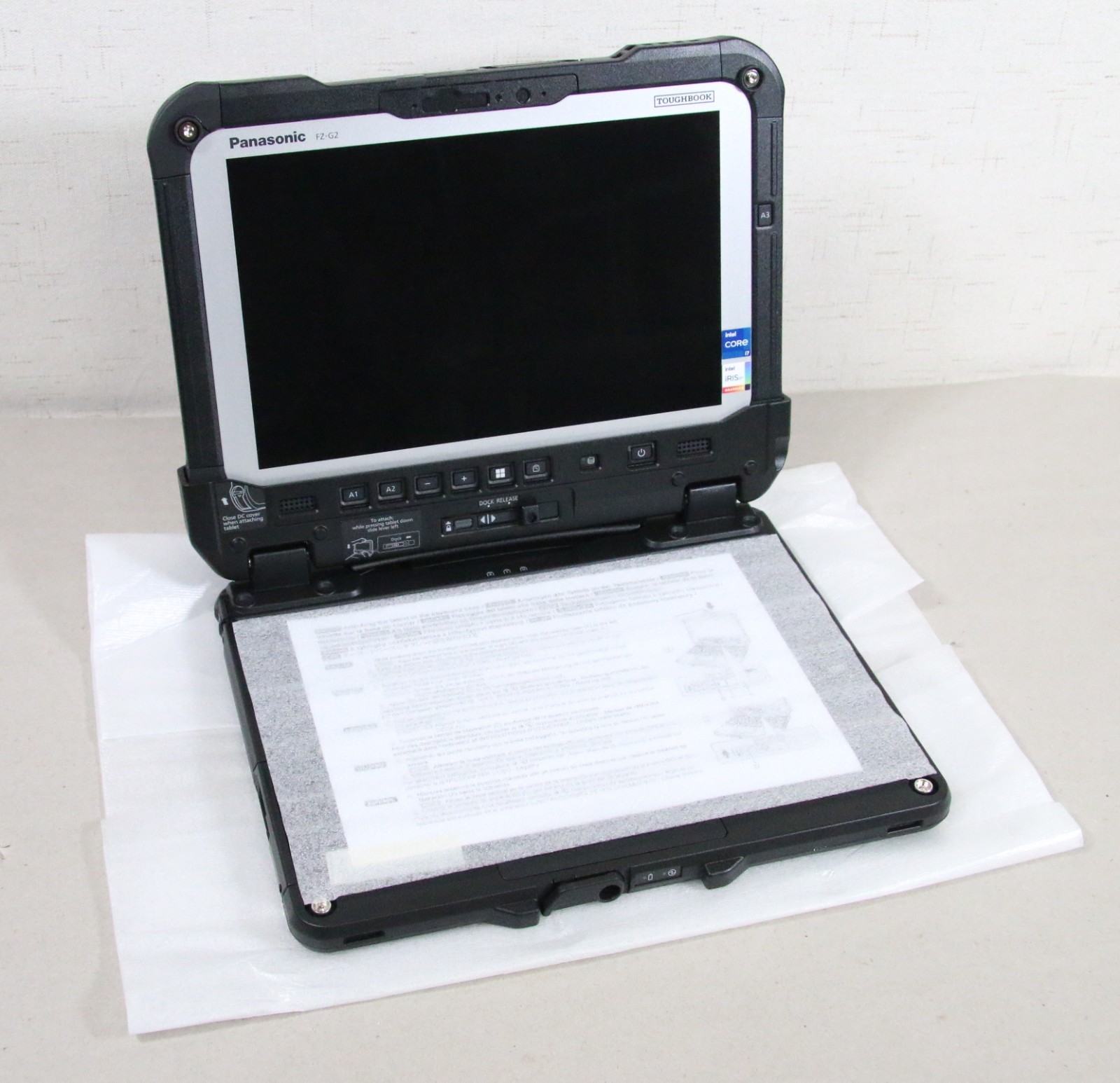 NOB Panasonic Toughbook FZ-G2 Intel i7-1270P 1TB 32GB w/ Keyboard + Card Reader