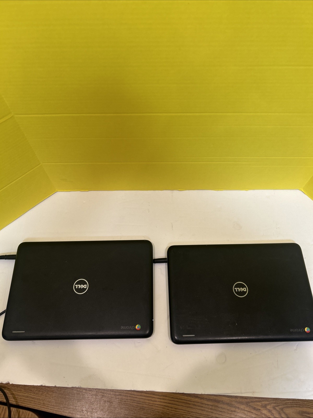 2 Dell Chromebook 3180 Touchscreen ISSUES Chrome OS Tested Working NO Battery