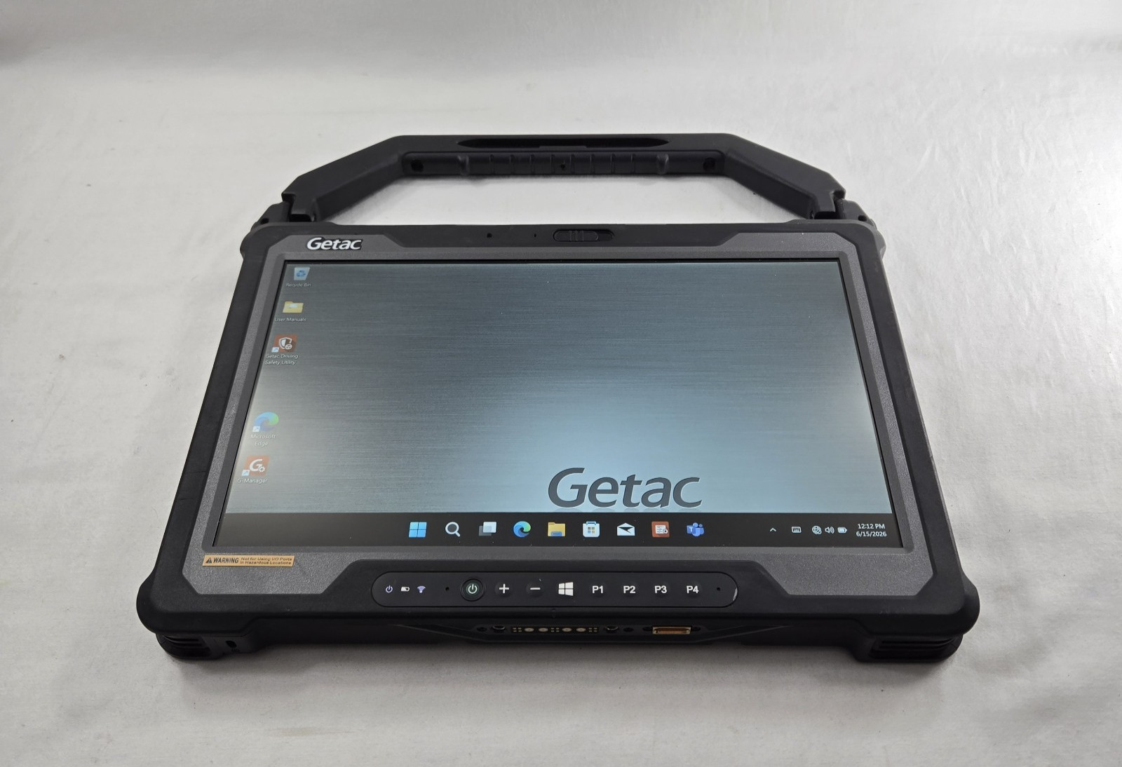 Getac A140 G2 Rugged Tablet Core i5-10310U 1.7GHz 256GB SSD 16GB Ram — Grade B
