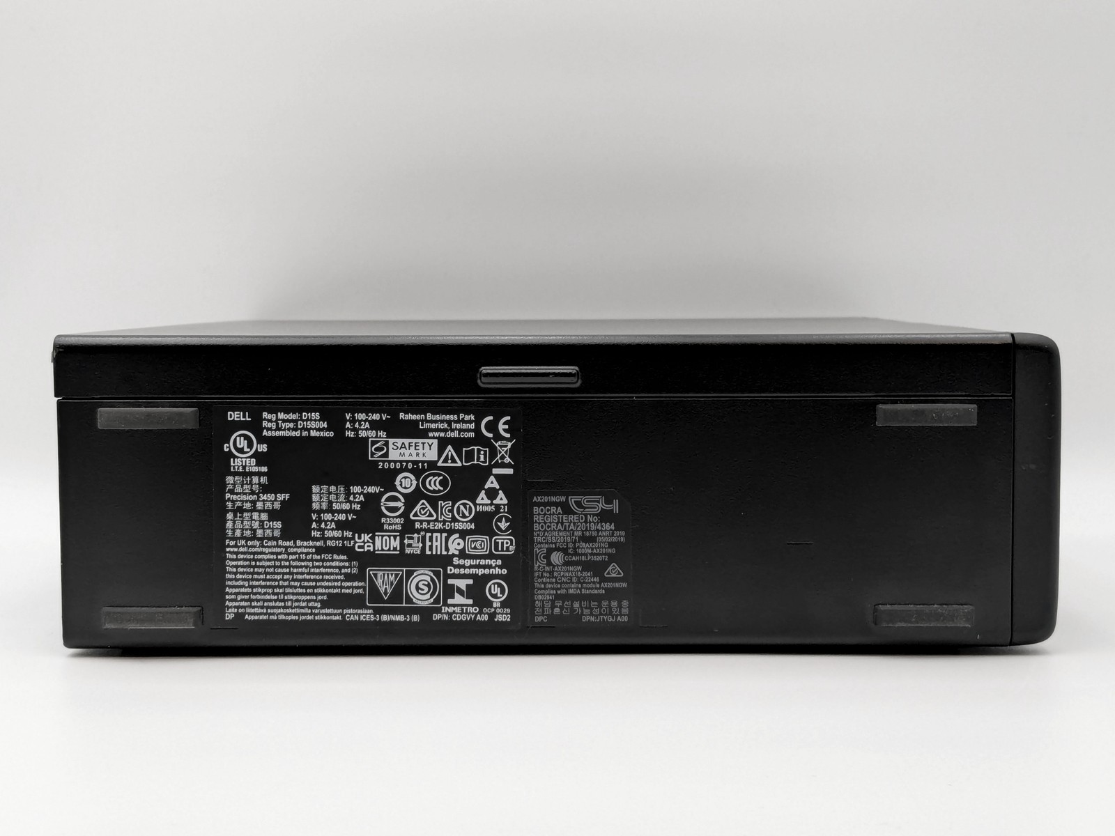 Dell Precision 3450 I5-10600 512GB 8GB W11P AMD Radeon Pro WX 2100 DVD