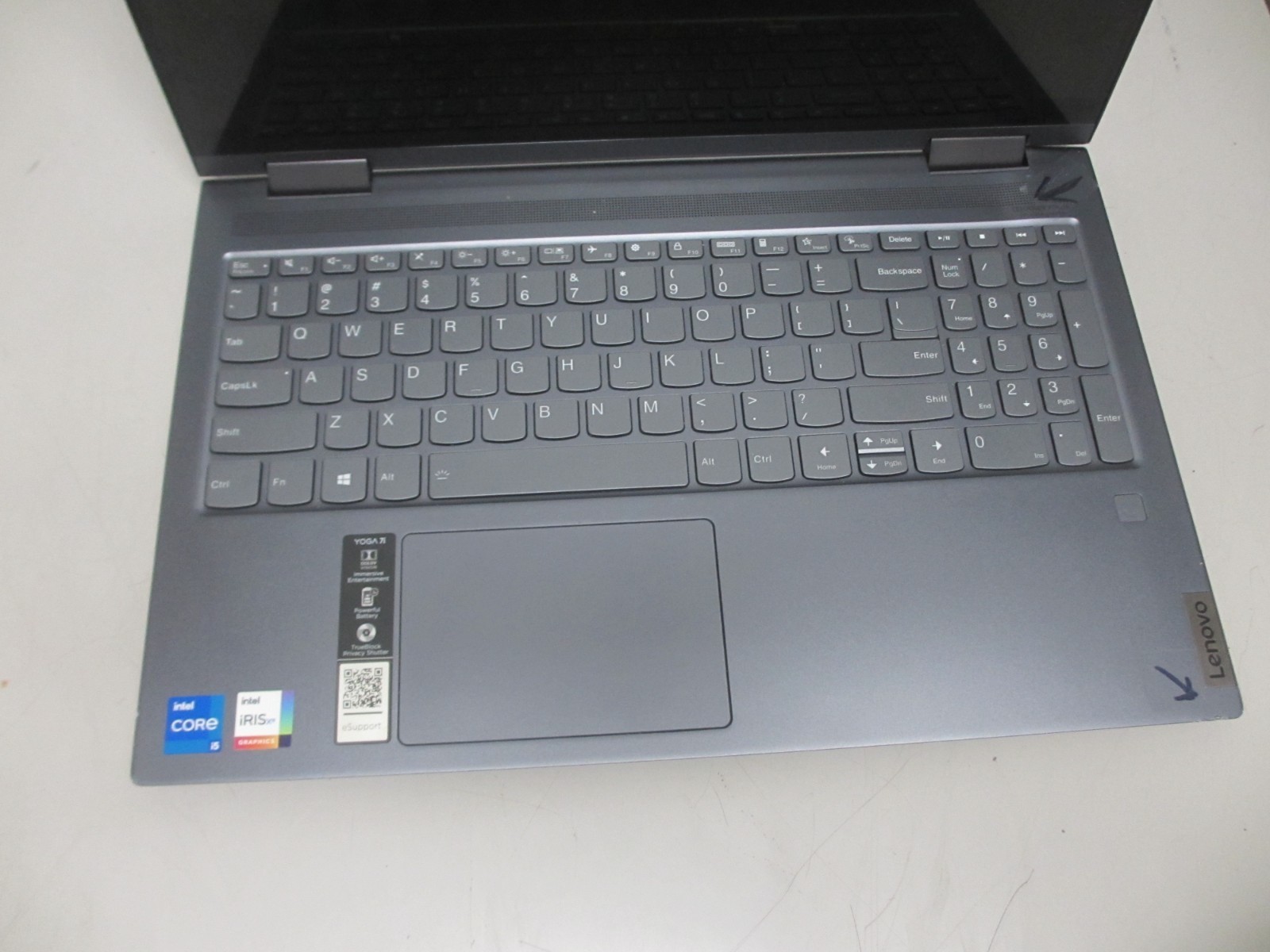 Lenovo Yoga 7i 15ITL5 I5-1135G7 2.40GHZ 8GB 512GB M2SSD TOUCH LAPTOP + AC NOOS